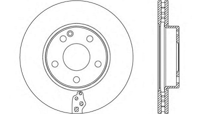 OPEN PARTS bdr264320 -  Тормозной диск
